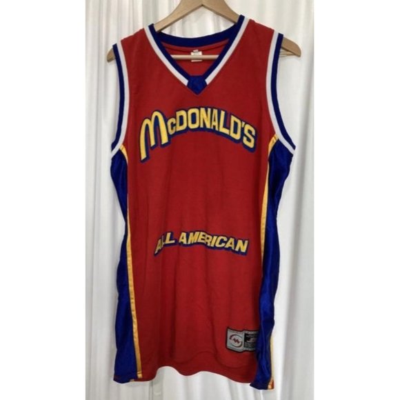 McDonald's All American Basketball Jerseys MENS LRG Red Blue White All Stitched - Picture 1 of 4